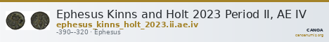 Ephesus Kinns and Holt 2023 Period II, AE IV — CANOA