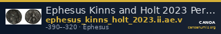 Ephesus Kinns and Holt 2023 Period II, AE V — CANOA