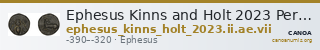 Ephesus Kinns and Holt 2023 Period II, AE VII — CANOA