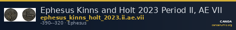 Ephesus Kinns and Holt 2023 Period II, AE VII — CANOA