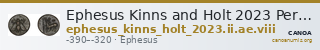 Ephesus Kinns and Holt 2023 Period II, AE VIII — CANOA