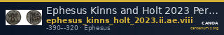 Ephesus Kinns and Holt 2023 Period II, AE VIII — CANOA