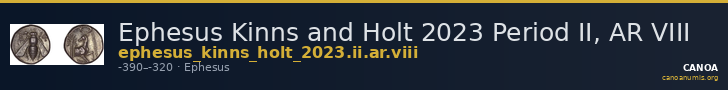 Ephesus Kinns and Holt 2023 Period II, AR VIII — CANOA