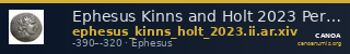 Ephesus Kinns and Holt 2023 Period II, AR XIV — CANOA