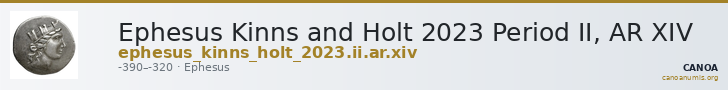 Ephesus Kinns and Holt 2023 Period II, AR XIV — CANOA