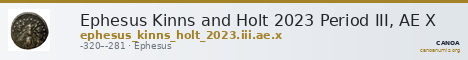 Ephesus Kinns and Holt 2023 Period III, AE X — CANOA