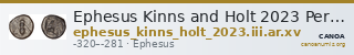Ephesus Kinns and Holt 2023 Period III, AR XV — CANOA