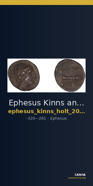 Ephesus Kinns and Holt 2023 Period III, AR XVI — CANOA