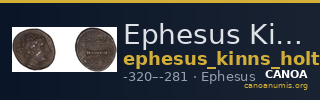 Ephesus Kinns and Holt 2023 Period III, AR XVI — CANOA