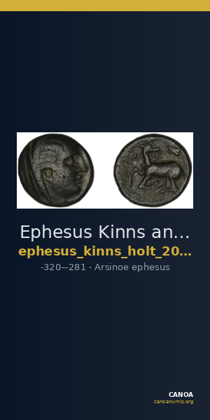 Ephesus Kinns and Holt 2023 Period IIIa, AE XI — CANOA