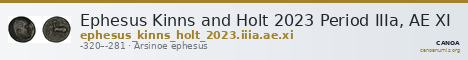 Ephesus Kinns and Holt 2023 Period IIIa, AE XI — CANOA