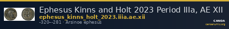 Ephesus Kinns and Holt 2023 Period IIIa, AE XII — CANOA