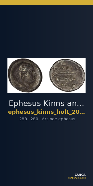 Ephesus Kinns and Holt 2023 Period IIIa, AR XVII — CANOA