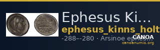 Ephesus Kinns and Holt 2023 Period IIIa, AR XVII — CANOA