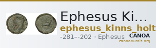 Ephesus Kinns and Holt 2023 Period IV, AE XIII — CANOA