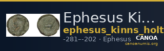 Ephesus Kinns and Holt 2023 Period IV, AE XIII — CANOA