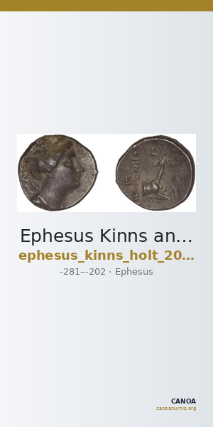 Ephesus Kinns and Holt 2023 Period IV, AR XVIII — CANOA