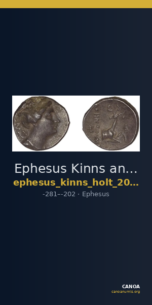 Ephesus Kinns and Holt 2023 Period IV, AR XVIII — CANOA