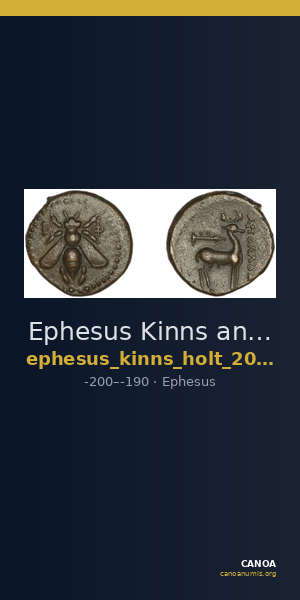 Ephesus Kinns and Holt 2023 Period V, AE XIV — CANOA