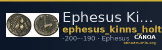 Ephesus Kinns and Holt 2023 Period V, AE XVII — CANOA