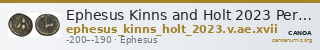 Ephesus Kinns and Holt 2023 Period V, AE XVII — CANOA