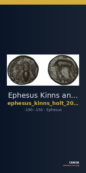 Ephesus Kinns and Holt 2023 Period V, AE XVIII — CANOA
