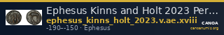 Ephesus Kinns and Holt 2023 Period V, AE XVIII — CANOA