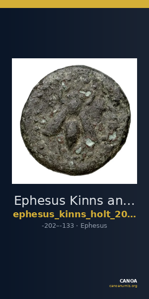Ephesus Kinns and Holt 2023 Period V, AE XX — CANOA