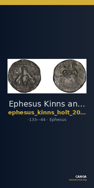 Ephesus Kinns and Holt 2023 Period VI, AE XXIII — CANOA