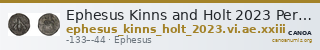 Ephesus Kinns and Holt 2023 Period VI, AE XXIII — CANOA