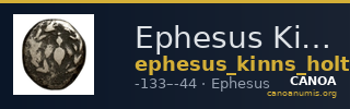 Ephesus Kinns and Holt 2023 Period VI, AE XXIV — CANOA