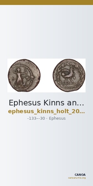 Ephesus Kinns and Holt 2023 Period VI, AE XXIX — CANOA