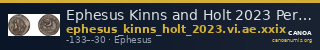 Ephesus Kinns and Holt 2023 Period VI, AE XXIX — CANOA