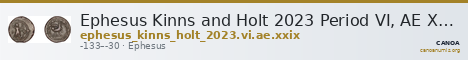 Ephesus Kinns and Holt 2023 Period VI, AE XXIX — CANOA