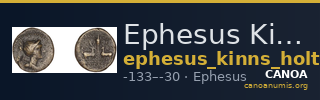 Ephesus Kinns and Holt 2023 Period VI, AE XXX — CANOA