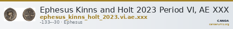 Ephesus Kinns and Holt 2023 Period VI, AE XXX — CANOA