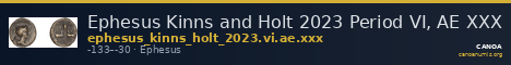 Ephesus Kinns and Holt 2023 Period VI, AE XXX — CANOA
