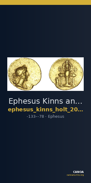 Ephesus Kinns and Holt 2023 Period VI, AU 1α-β — CANOA