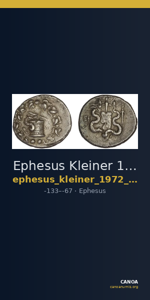 Ephesus Kleiner 1972 II, 1-74 — CANOA