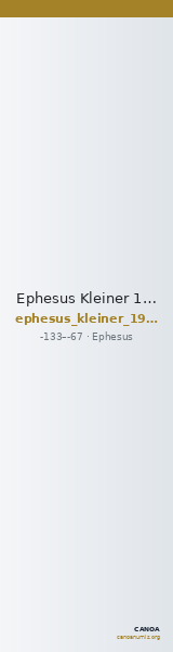 Ephesus Kleiner 1972 II, 75-77 — CANOA