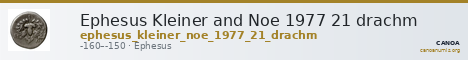 Ephesus Kleiner and Noe 1977 21 drachm — CANOA