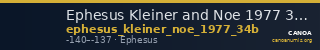 Ephesus Kleiner and Noe 1977 34b — CANOA