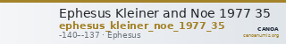 Ephesus Kleiner and Noe 1977 35 — CANOA