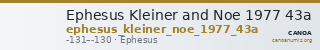 Ephesus Kleiner and Noe 1977 43a — CANOA