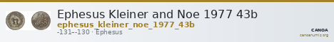 Ephesus Kleiner and Noe 1977 43b — CANOA