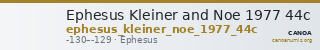 Ephesus Kleiner and Noe 1977 44c — CANOA