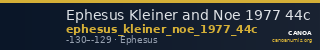 Ephesus Kleiner and Noe 1977 44c — CANOA