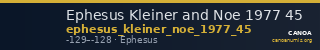 Ephesus Kleiner and Noe 1977 45 — CANOA