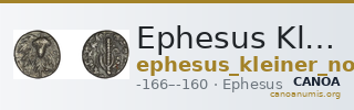 Ephesus Kleiner and Noe 1977 6 didrachm — CANOA