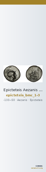 Epicteteis Aezanis BMC Epicteteis 1-3, 6-9 — CANOA